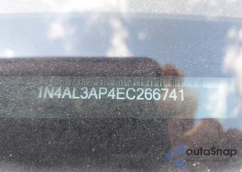 2014 Nissan Altima 2.5 Sv from USA, damaged, VIN 1N4AL3AP4EC266741